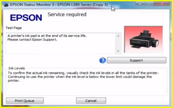 epson l380 resetter adjustment program