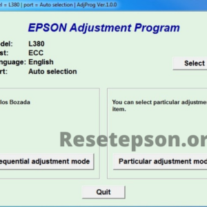 Epson l380 red light blinking problem solution