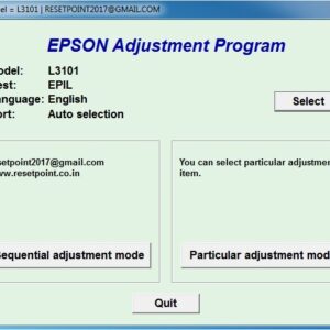 Epson L3101 Adjustment Program Download