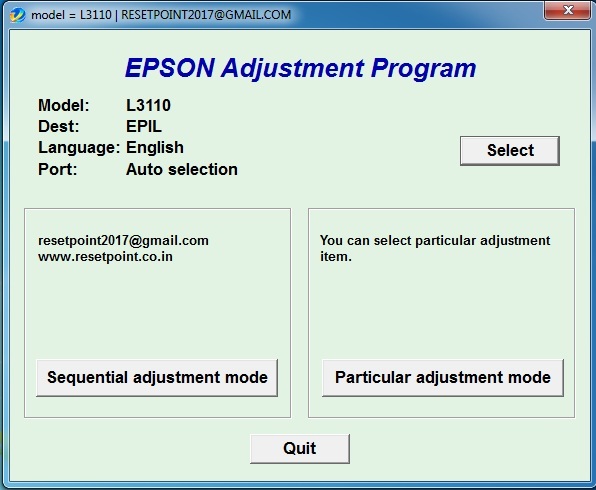 Epson L3115 Resetter Software Free Download