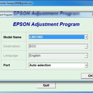 Epson L361 Adjustment Program Download